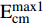 $ {\rm E}_{\rm cm}^{\rm max1} $