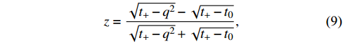 Equation (9)