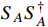 $ S_A S_A^\dagger $