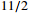 $ _{11/2} $