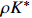 $ \rho K^* $