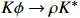 $ K\phi\to\rho K^* $