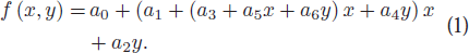 Equation (1)