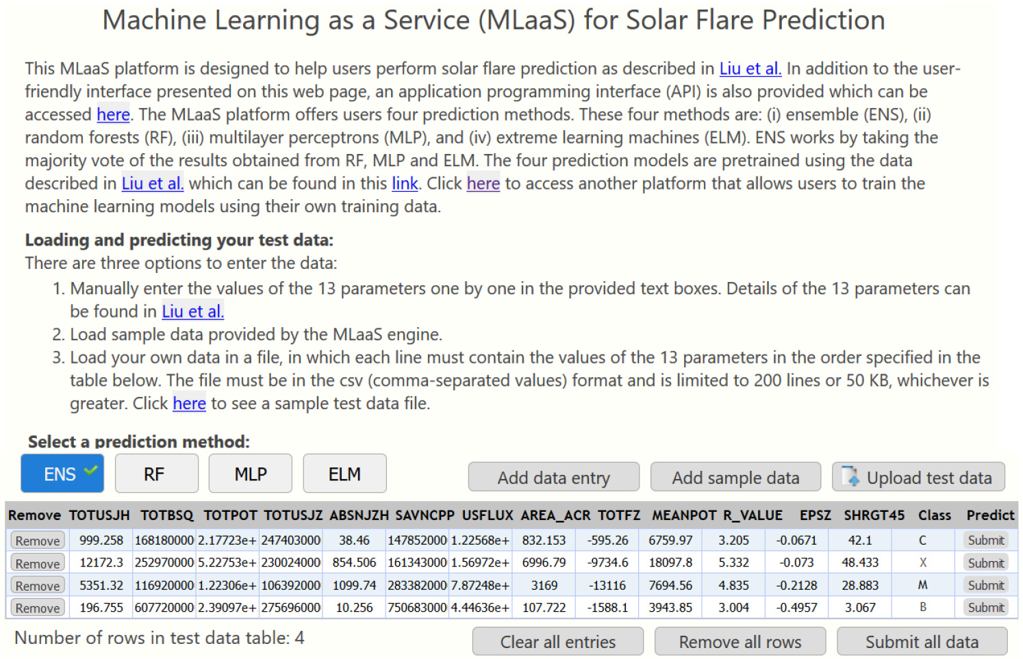 DeepSun: machine-learning-as-a-service for solar flare prediction ...