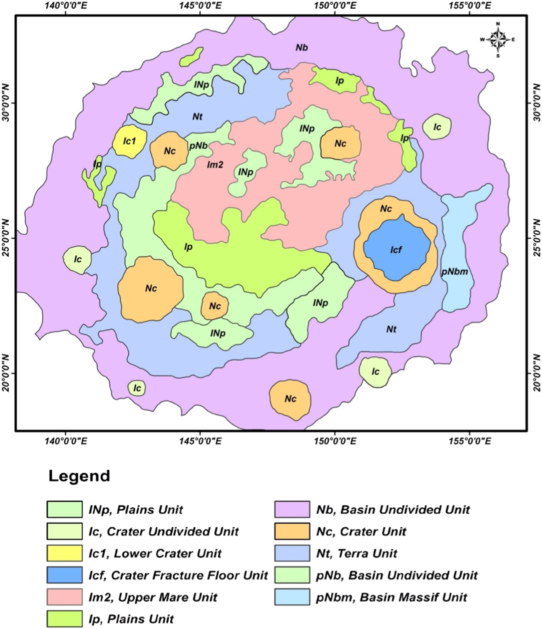 Mapping of Compositional Diversity and Chronological Ages of Lunar ...