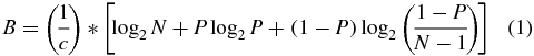 Equation (1)