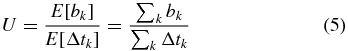 Equation (5)
