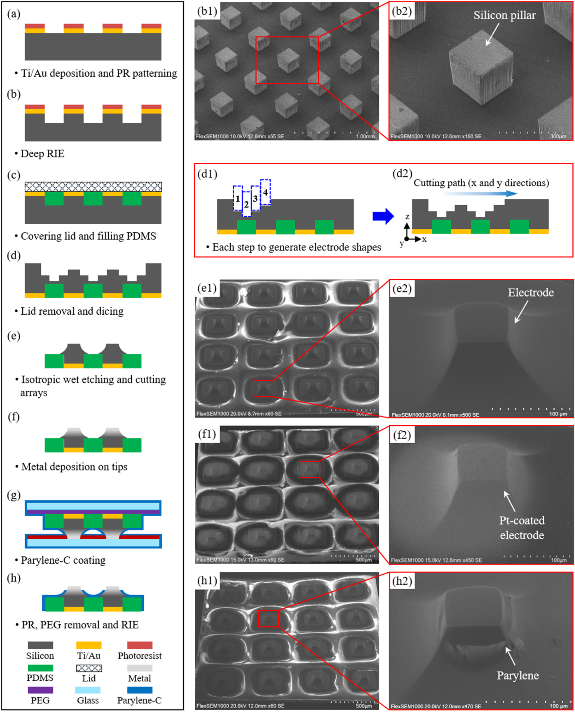 A 3D flexible microelectrode array for subretinal stimulation - IOPscience