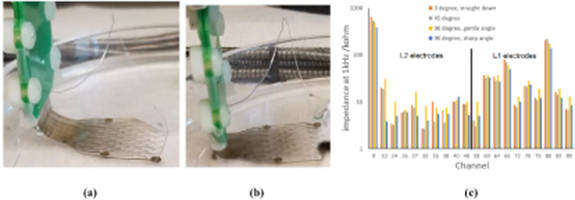 A soft and stretchable bilayer electrode array with independent ...