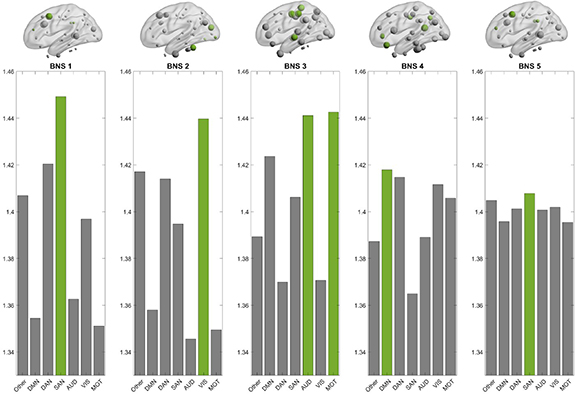Brain network dynamics in the alpha band during a complex postural ...
