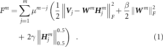 Equation (1)