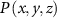 $P\left(  \right)$
