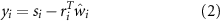 Equation (2)