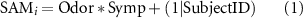 Equation (1)