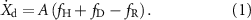 Equation (1)