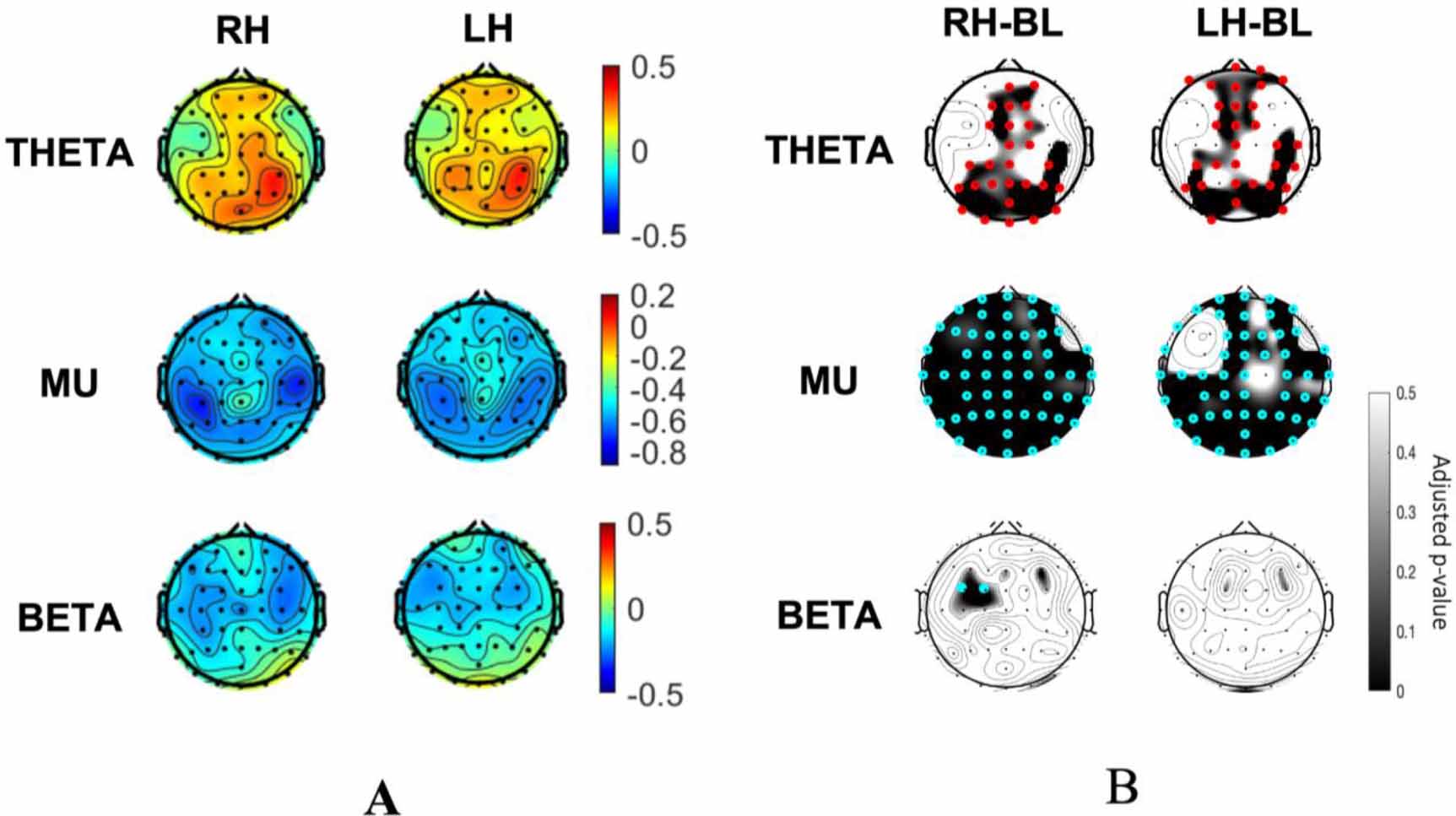 EEG connectivity in functional brain networks supporting visuomotor ...