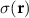 $\sigma(\mathbf)$