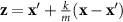 $\mathbf = \mathbf^} + \tfrac(\mathbf-\mathbf^})$