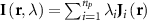 $}\left( },\lambda } \right) = \mathop \sum \nolimits_^} }_i}\left( } \right)$