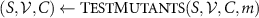 $(S,\mathcal,C) \leftarrow\textrm}\textrm}(S,\mathcal,C, m)$