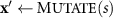 $\mathbf^} \leftarrow\textrm}(s)$