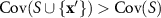 $\mathrm(S \cup \^}\}) \gt \mathrm(S)$