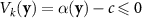 $V_k(\mathbf) = \alpha(\mathbf) - c \unicode 0$