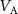 $V_\mathrm A$