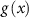 $g\left( x \right)$