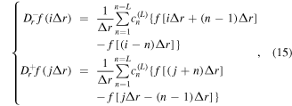 Equation (15)