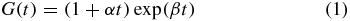 Equation (1)