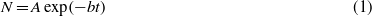 Equation (1)