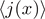 $\left\langle j(x)\right\rangle $