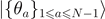 $\left\vert {\left\{{\theta }_{a}\right\}}_{1\leqslant a\leqslant N-1}\right\rangle $