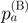 ${p}_{a}^{(\text{B})}$