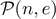 $\mathcal{P}(n,e)$