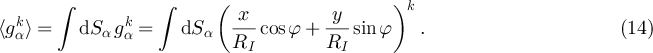Equation (14)