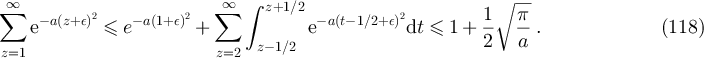 Equation (118)