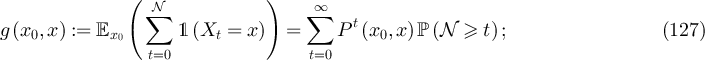 Equation (127)