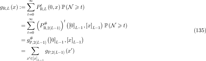 Equation (135)