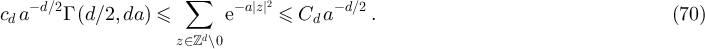 Equation (70)
