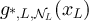 $g_{\ast,L,\mathcal{N}_L}(x_L)$