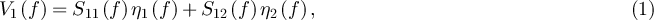 Equation (1)