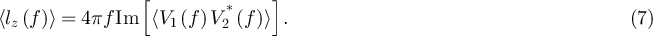 Equation (7)