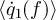 $\langle \dot{q}_1(f) \rangle$