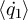 $\langle\dot{q_1}\rangle$