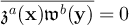 $\overline{\mathfrak{z}^a(\textbf{x})\mathfrak{w}^b(\textbf{y})} = 0$