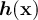 $\boldsymbol{h}(\textbf{x})$