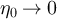 $\eta_0 \rightarrow 0$