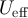 $U_{\mathrm{eff}}$